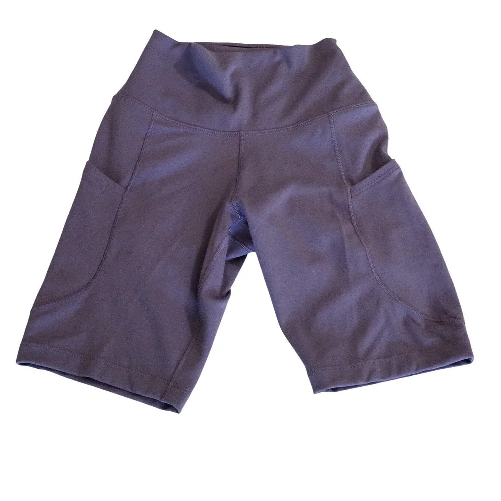 Nike One Women Shorts Firm SupportHigh-Waisted dri-fit Purple size XS DQ5924-503